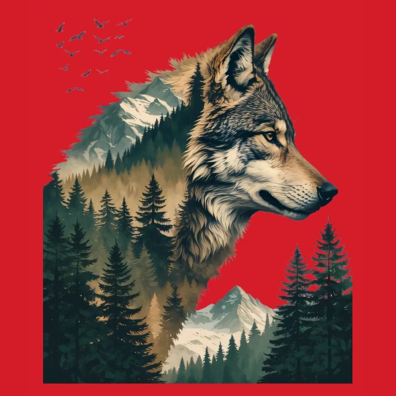 Waldwolf Double Exposure