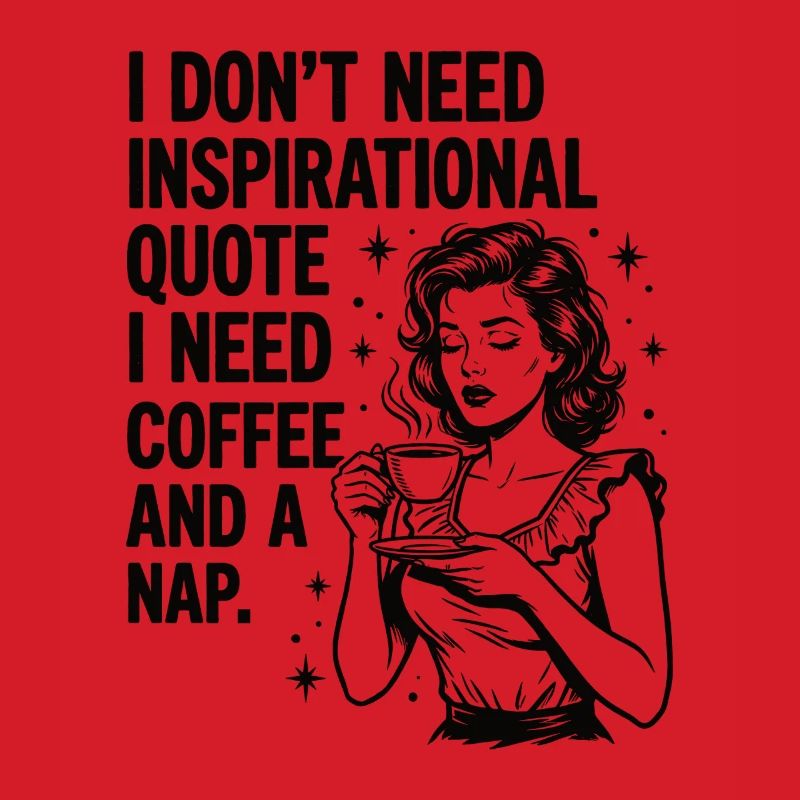 Echte Kaffeeliebe Nickerchen Statement