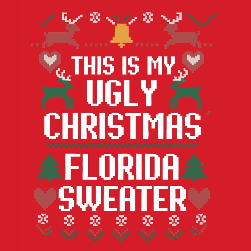 Pull de Noël laid de Floride