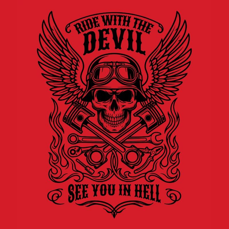 Ride with the Devil | See you in hell | Biker