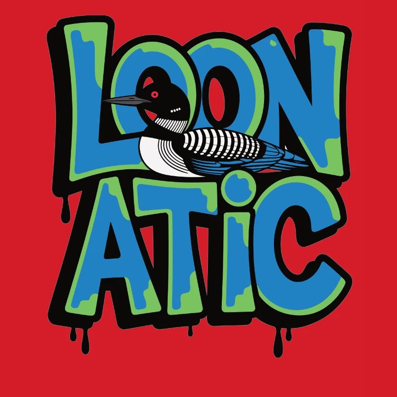 Loonatic Bird Graffiti Style