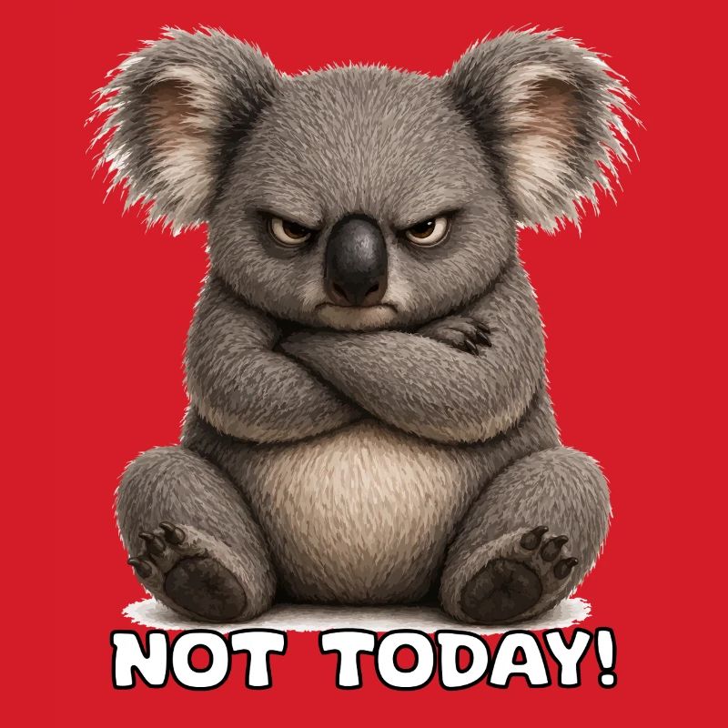 Grumpy Koala – Not Today
