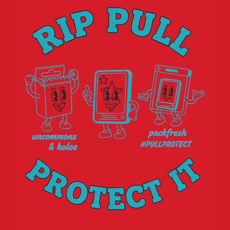 Collection de cartes à collectionner Rip Pull Protect It