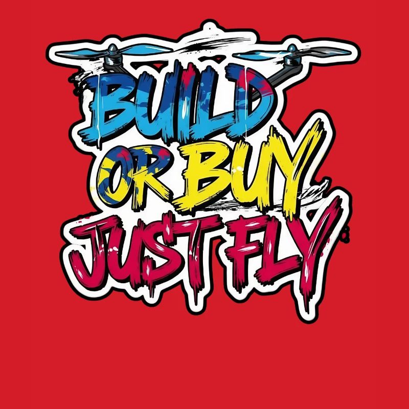 Baue oder kaufe Just Fly Drone Tee