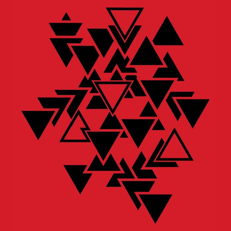 Triangles graphic pattern