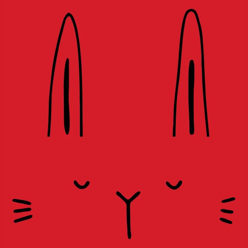 Bunny rabbit face face gift idea