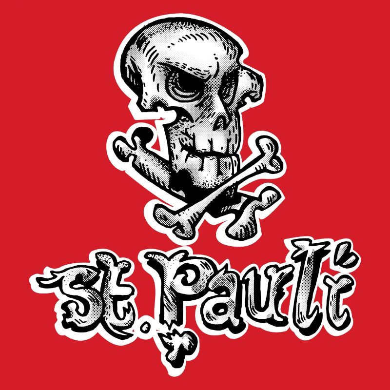 St Pauli Skull Graffiti