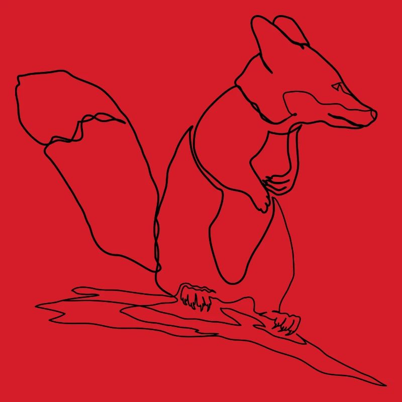 Fox Squirrel Squirrel Fox