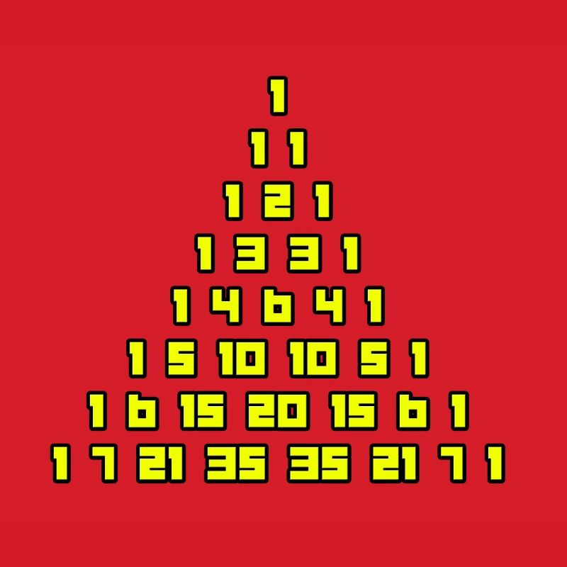 Le triangle de Pascal