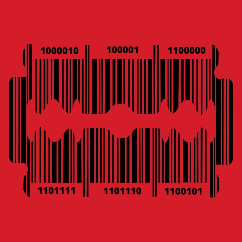 Razor blade with secret code