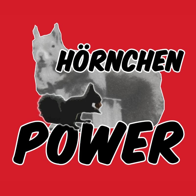 Hörnchenpower Eichhörnchen Tiere Spruch