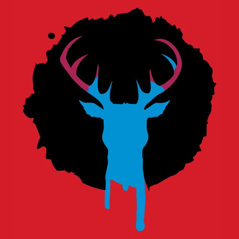 Hirsch Patch Graffiti