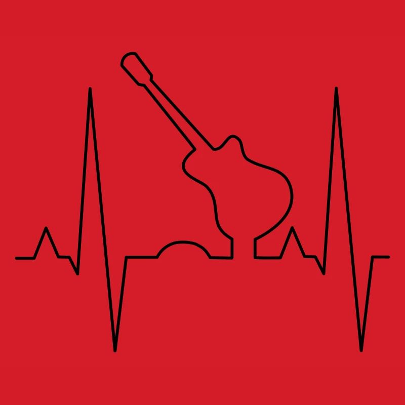 Conception d’impression de guitare