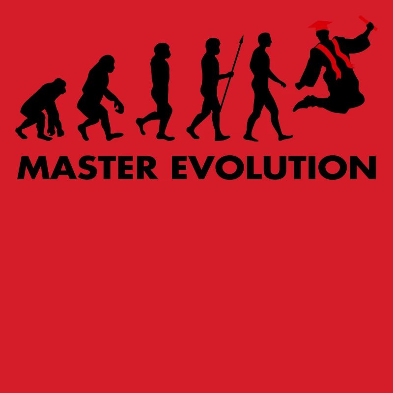 Master evolution exam passed school graduation
