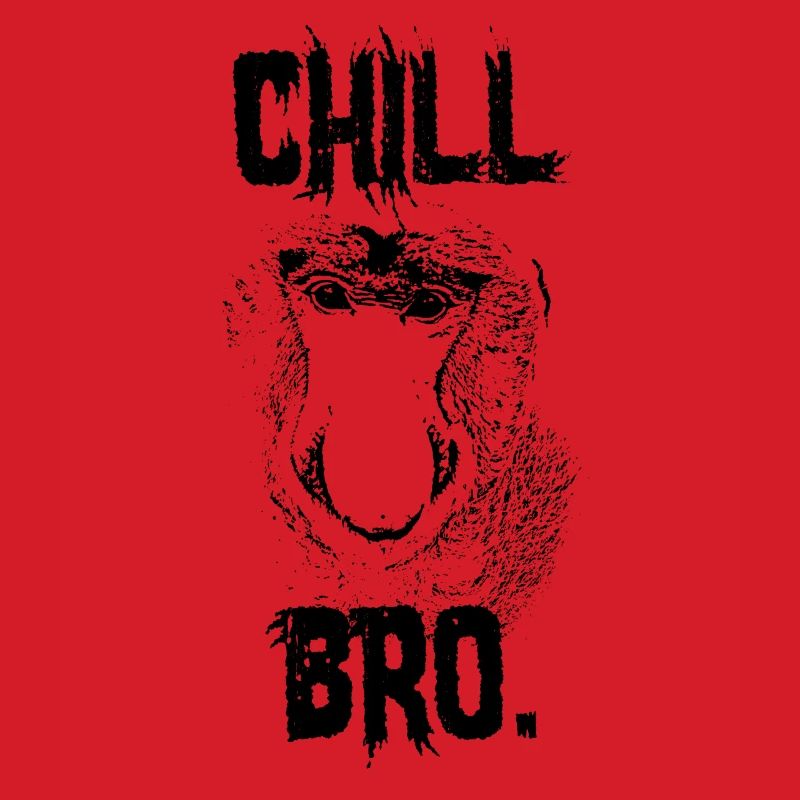 Chill Bro Proboscis Monkey Gift