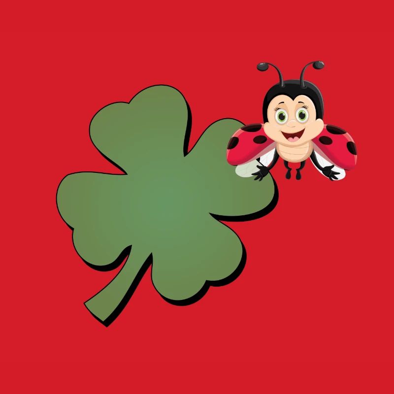 Cloverleaf with Ladybug (ladybug)