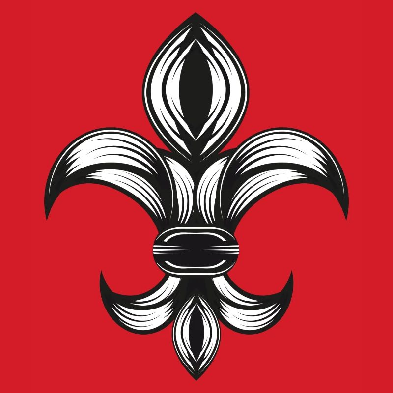 stylized iris - Fleur-de-Lys