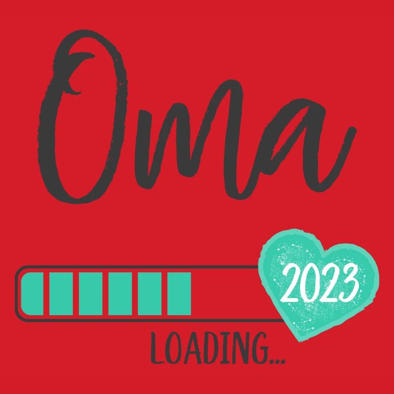 Oma Loading 2023 Herz Junge Werdende Großmutter