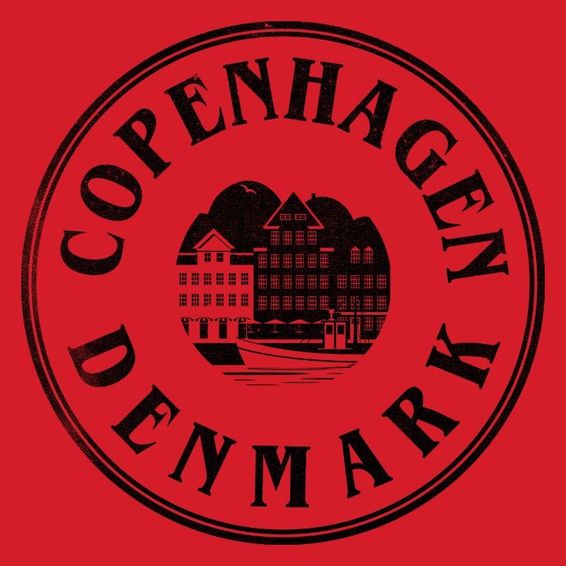 Copenhagen Denmark – Waterfront Emblem