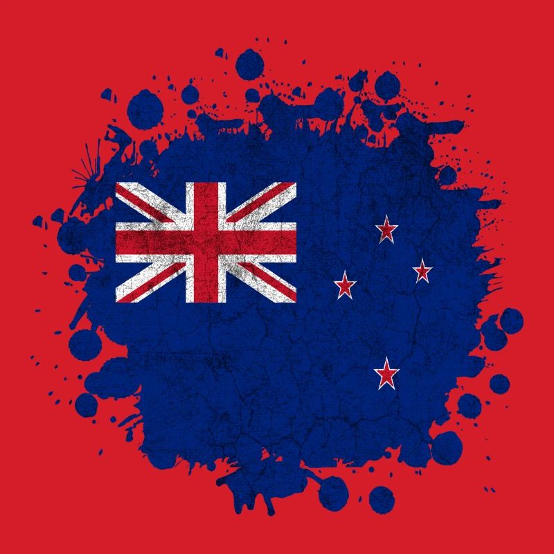 Conception de drapeaux d'éclaboussures vintage de