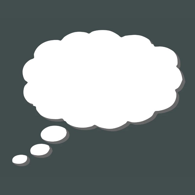 Thought Cloud, Thinkbubble. To personalize