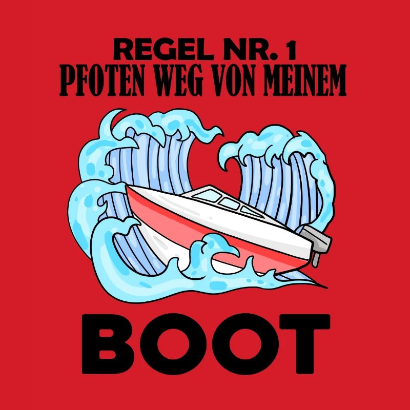 Motorboot Kapitän Boot Boote Seefahrt Geschenk