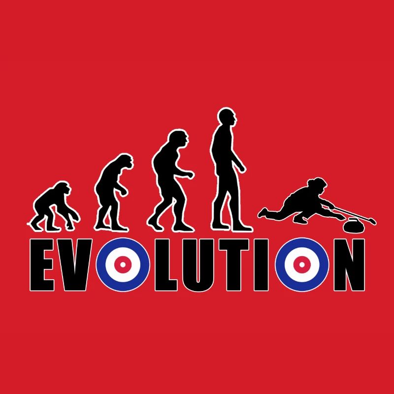EVOLUTION CURLING Eisstockschießen Geschenk Winter