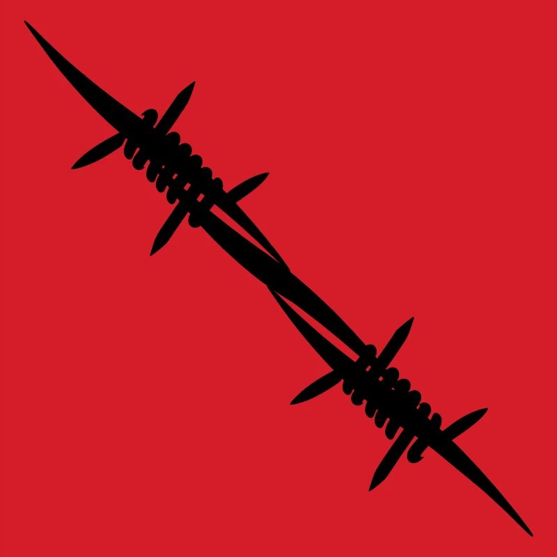 Barbed wire coupling piece