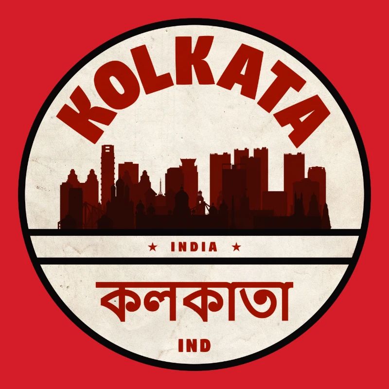 Kolkata Skyline Emblem