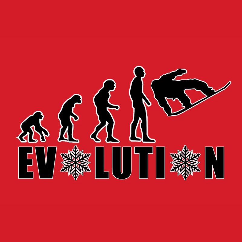 EVOLUTION SNOWBOARD Schnee Winter Geschenk