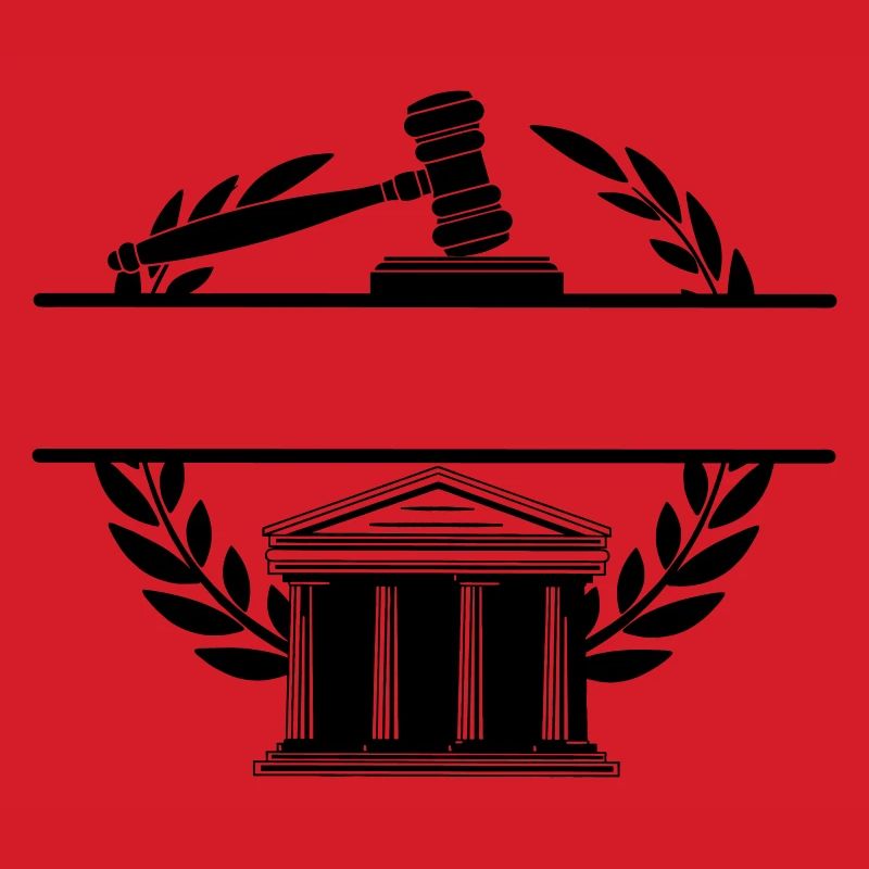 Anwaltsmonogramm Gerichtsgebäude