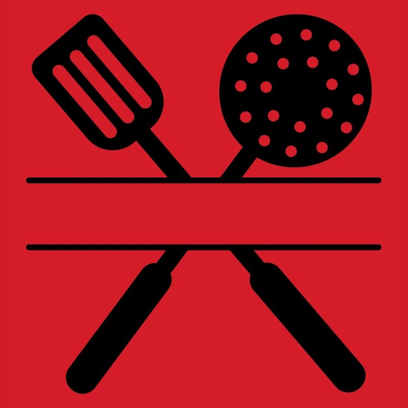 Baking tools crossed