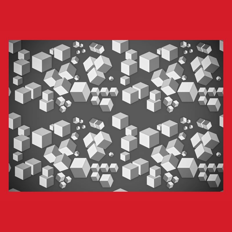 Deco pattern grey-white