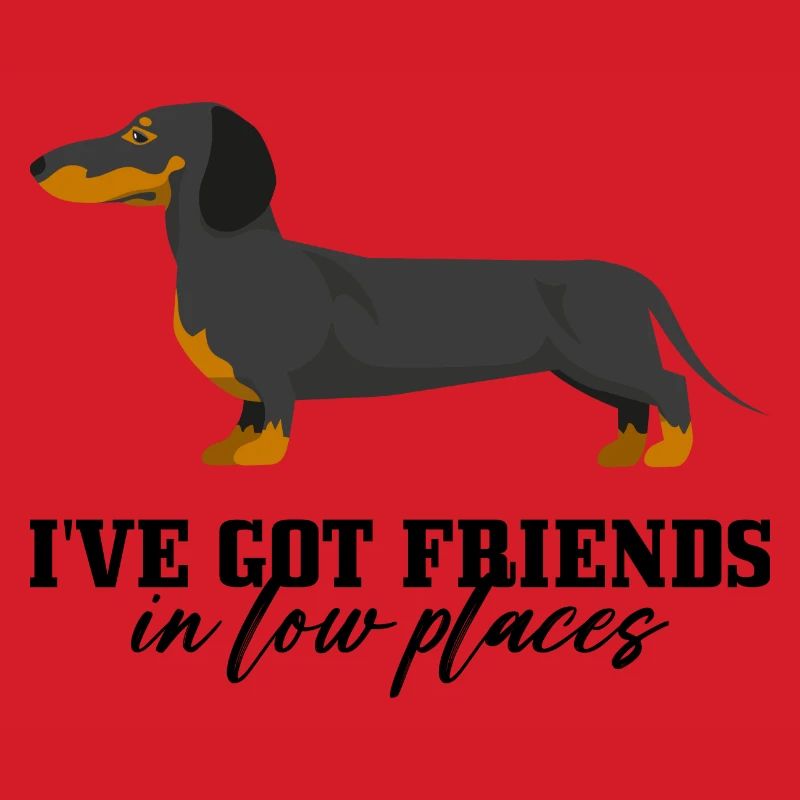 Dachshund Ember Silhouette