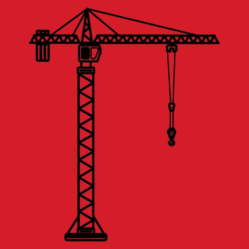Construction crane for crane operator