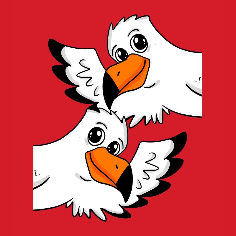 Möwe Gruß Begrüßung