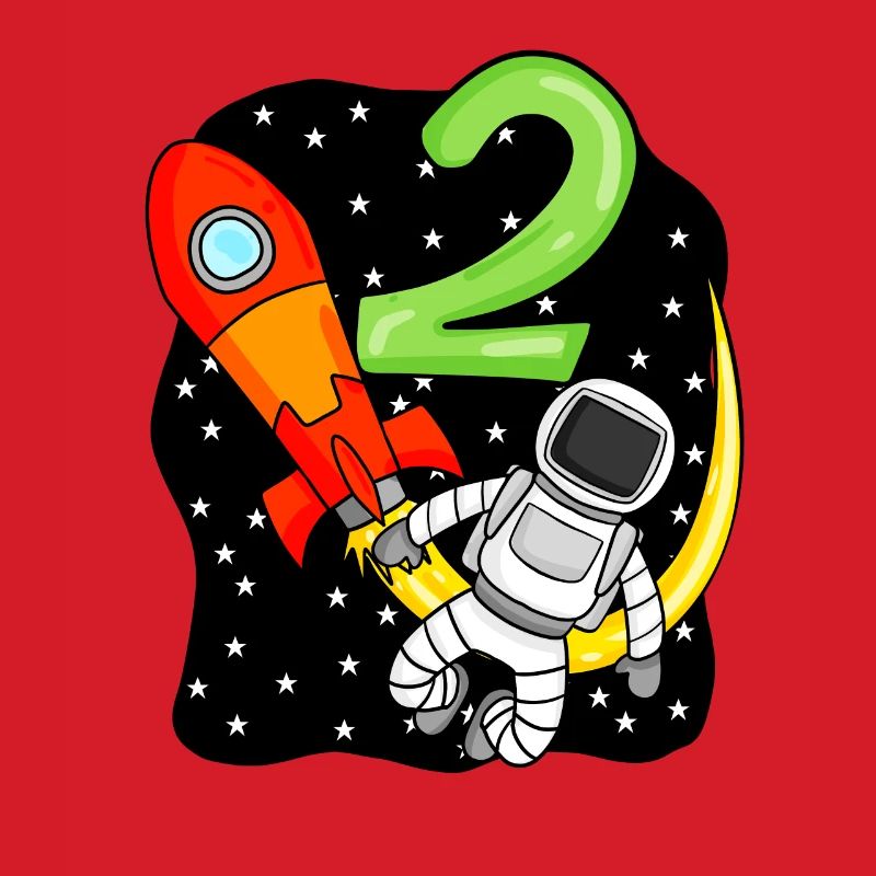 2 Birthday Boy Astronaut