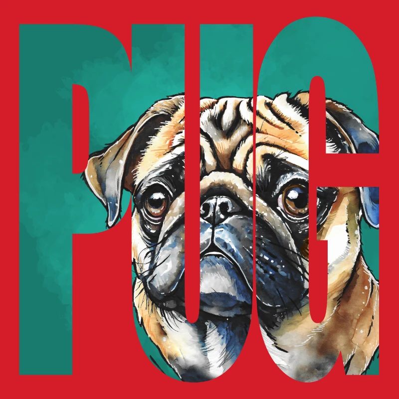 Pug Portrait