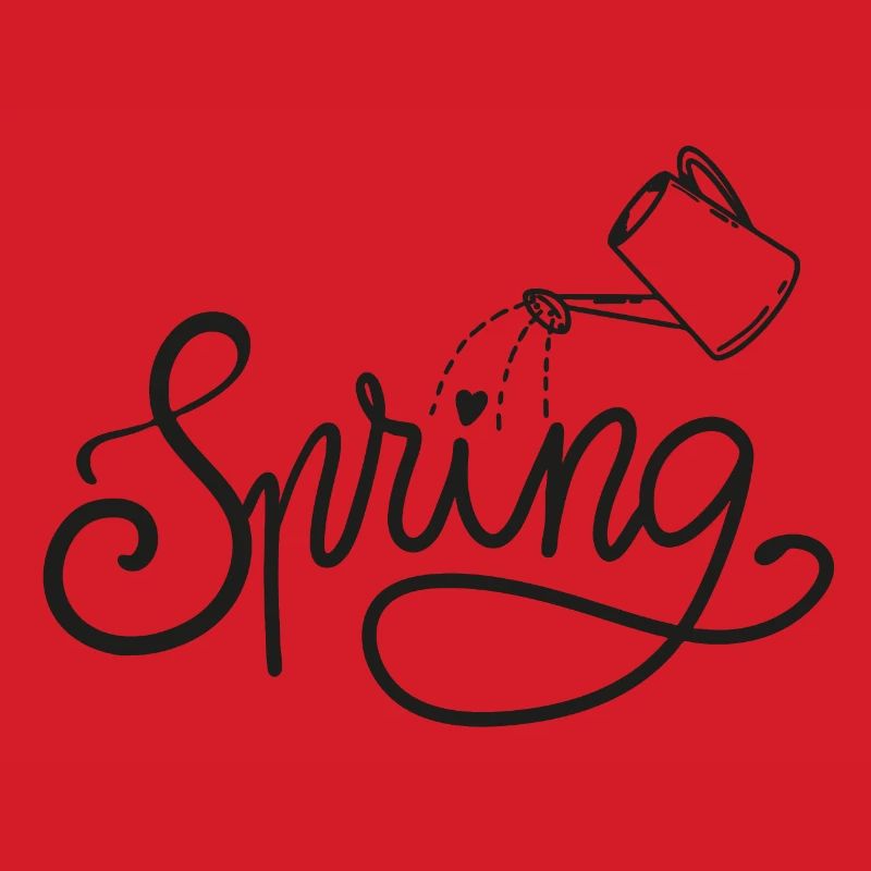 spring frühlingsbeginn garten gießen beet
