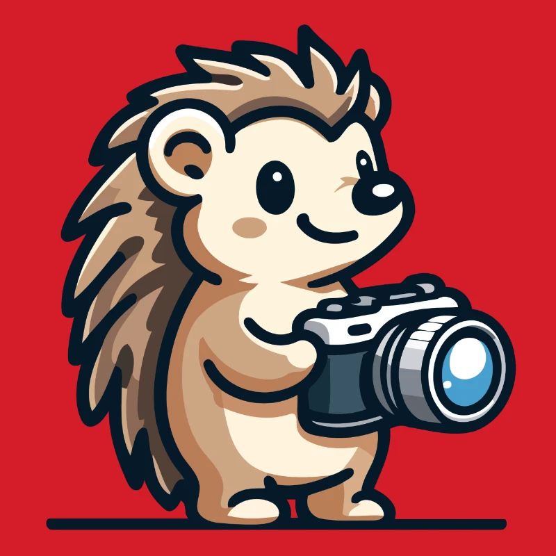 Schnappschuss-Igel: Der Shutterbug-Kumpel