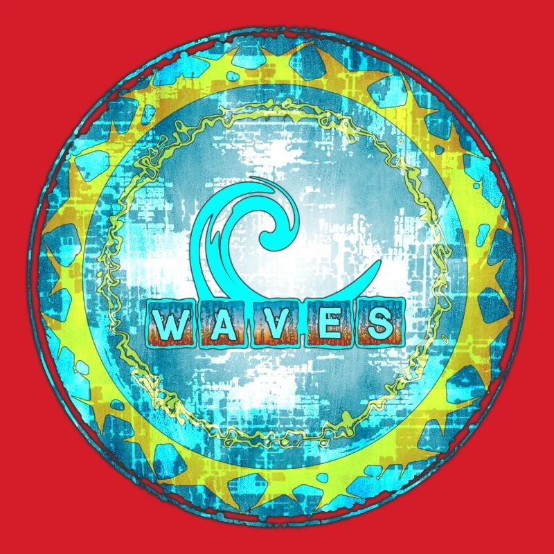 Abstract Waves Pattern