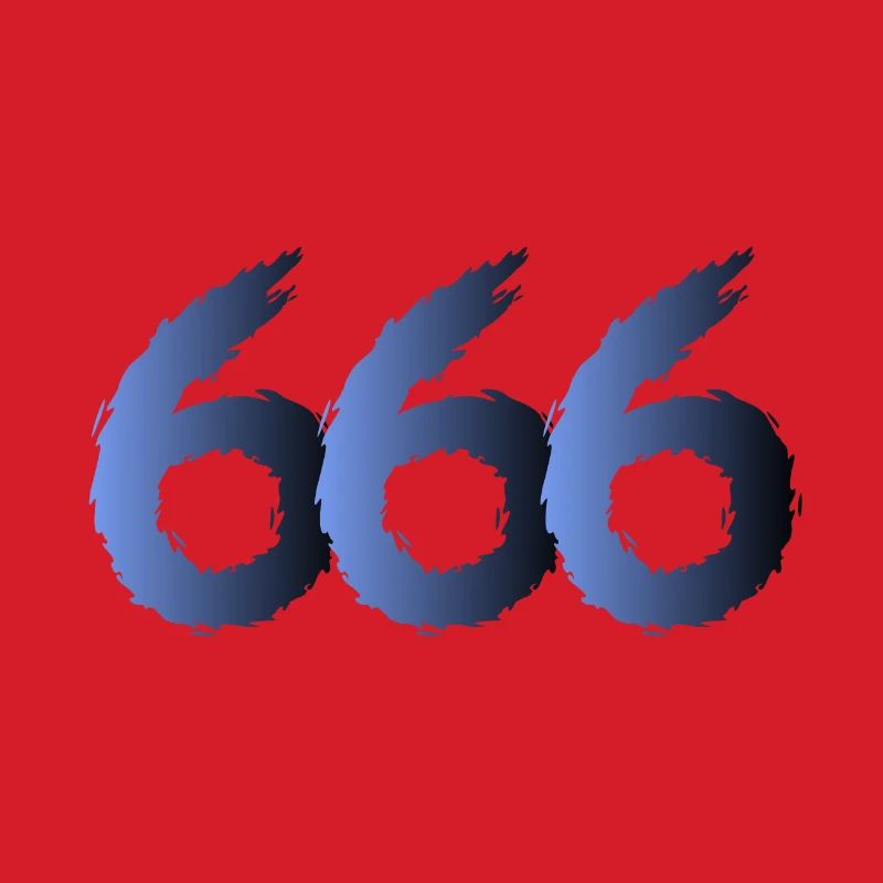 666 Satan Symbol - Devil - Evil