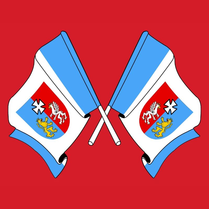 Two flags Subcarpathia