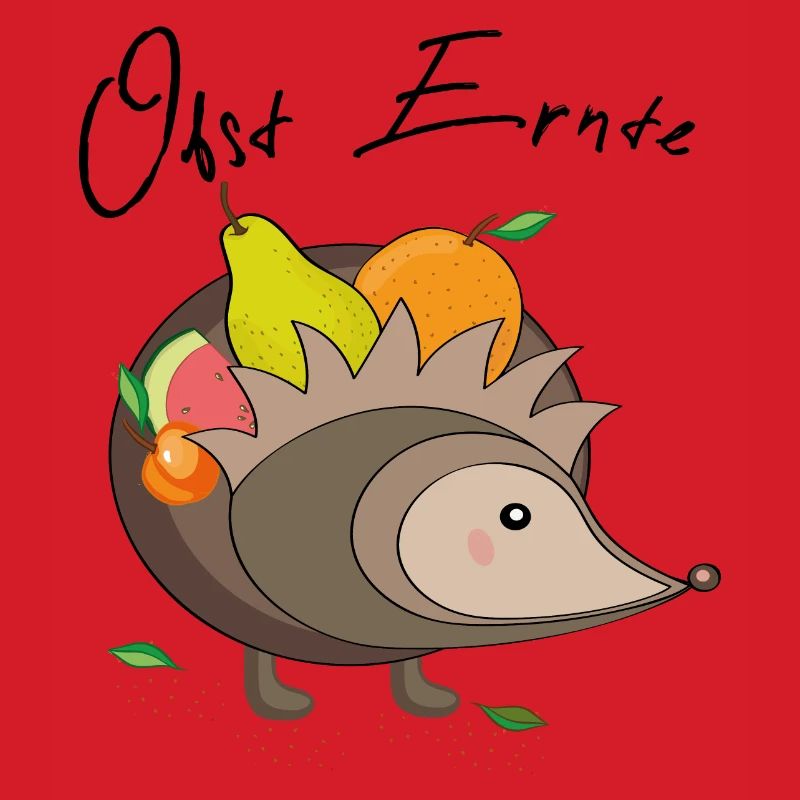 Obst Ernte Igel