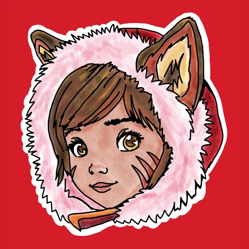 Rotkäppchen als kleiner Wolf