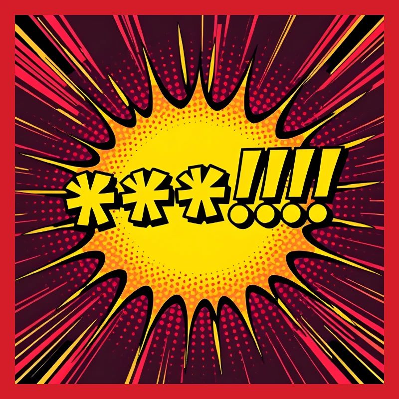 Comic Explosion Gelb-Pop