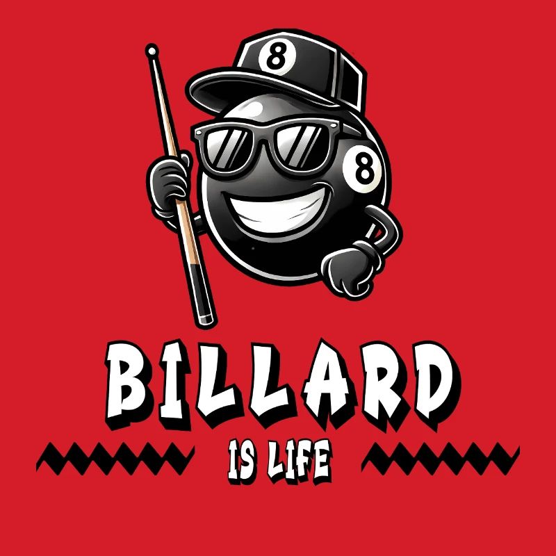 Billiards, c’est la vie - Conception cool à 8 boules