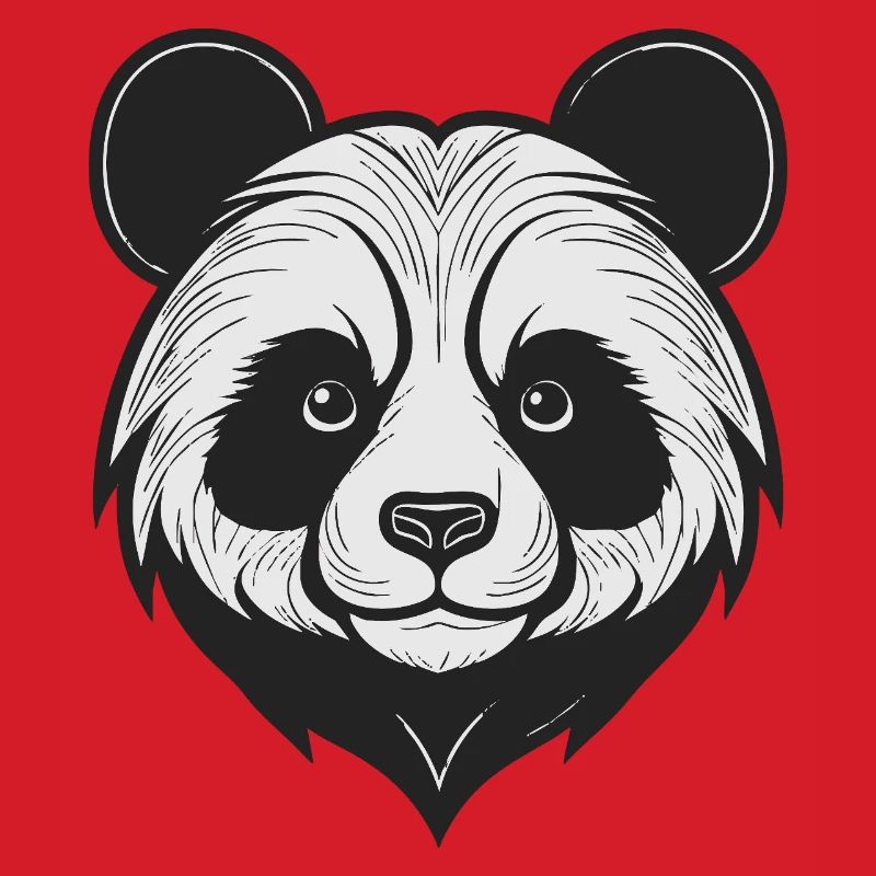 Charming Panda Mask Design