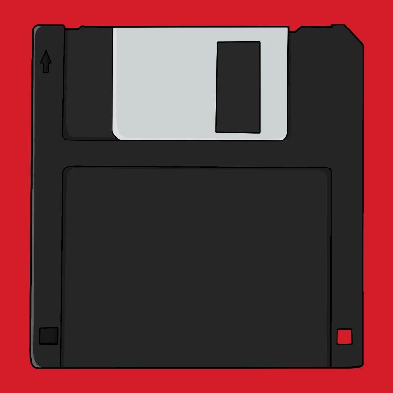 Nostalgic 3½ inch Diskette Retro Floppy Disk