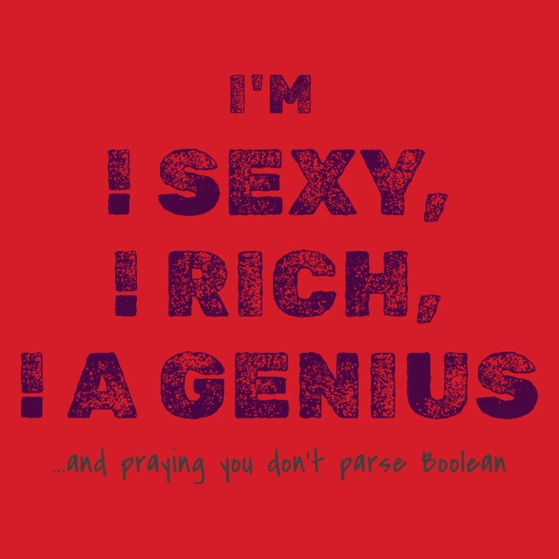 Boolean Logic Joke – Programmer Humor Tee